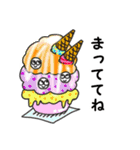 かき氷とトリプル白玉団子ちゃん（個別スタンプ：25）