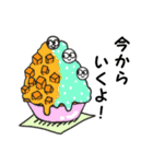 かき氷とトリプル白玉団子ちゃん（個別スタンプ：26）