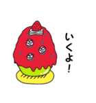 かき氷とトリプル白玉団子ちゃん（個別スタンプ：27）