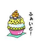 かき氷とトリプル白玉団子ちゃん（個別スタンプ：30）