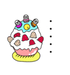 かき氷とトリプル白玉団子ちゃん（個別スタンプ：36）
