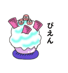 かき氷とトリプル白玉団子ちゃん（個別スタンプ：37）