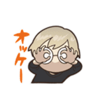 メガネセロタちゃん（個別スタンプ：3）