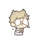 メガネセロタちゃん（個別スタンプ：4）