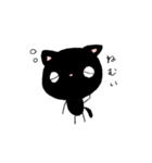 病みがちなくろねこのぼっち（個別スタンプ：10）