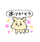白ポメラニアンりりこ2（個別スタンプ：14）