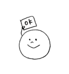 手書きまるもじ（個別スタンプ：8）