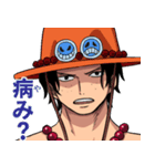 ONE PIECE 戦う兄弟 エースとルフィ（個別スタンプ：16）