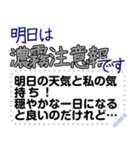 明日の天気と私の気持ち（個別スタンプ：22）