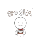 圧がすごいニコニコくん（個別スタンプ：4）