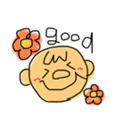 easy to use ＆ cute face（個別スタンプ：6）