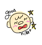 easy to use ＆ cute face（個別スタンプ：8）