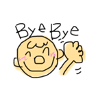 easy to use ＆ cute face（個別スタンプ：9）