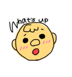 easy to use ＆ cute face（個別スタンプ：15）