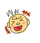 easy to use ＆ cute face（個別スタンプ：24）