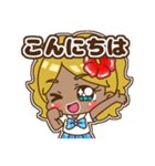 ハッピーコギャル♡毎日使えるスタンプ（個別スタンプ：3）