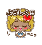 ハッピーコギャル♡毎日使えるスタンプ（個別スタンプ：9）