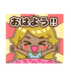 ハッピーコギャル♡毎日使えるスタンプ（個別スタンプ：19）