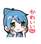 雪ちゃんと祭ちゃんスタンプ（個別スタンプ：4）