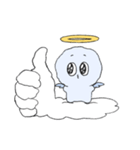 ふわふわかわいい天使ちゃん（個別スタンプ：12）
