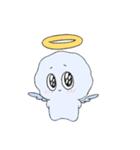ふわふわかわいい天使ちゃん（個別スタンプ：35）