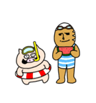 ブタきんぐとチキぱん  愉快な仲間たち！（個別スタンプ：5）