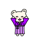 きものくまちゅたんぷ（個別スタンプ：4）
