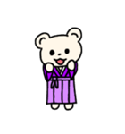 きものくまちゅたんぷ（個別スタンプ：5）