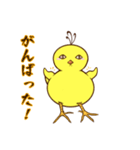 血走りヒヨコのヨピ（個別スタンプ：12）