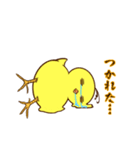 血走りヒヨコのヨピ（個別スタンプ：19）