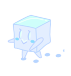 涼しげな小さな赤ちゃんの氷（個別スタンプ：16）