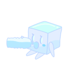 涼しげな小さな赤ちゃんの氷（個別スタンプ：18）