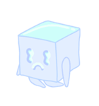 涼しげな小さな赤ちゃんの氷（個別スタンプ：20）