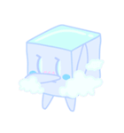 涼しげな小さな赤ちゃんの氷（個別スタンプ：22）