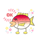 まん丸ブサカワ鯛くん（個別スタンプ：1）