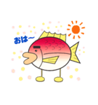 まん丸ブサカワ鯛くん（個別スタンプ：5）