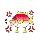 まん丸ブサカワ鯛くん（個別スタンプ：10）