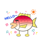 まん丸ブサカワ鯛くん（個別スタンプ：12）