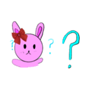 ウサギの元気なあいさつ（個別スタンプ：1）