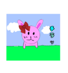 ウサギの元気なあいさつ（個別スタンプ：13）