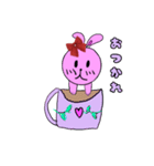 ウサギの元気なあいさつ（個別スタンプ：16）