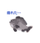 ゆるい生き物（海）ウミウシ.チンアナゴetc（個別スタンプ：6）