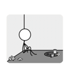 棒人間の日常はこんな感じ（個別スタンプ：5）