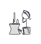 棒人間の日常はこんな感じ（個別スタンプ：22）