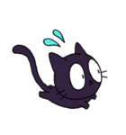 黒猫と泣き虫とおっとり（個別スタンプ：24）