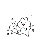 平凡なうさぎの生活（個別スタンプ：5）