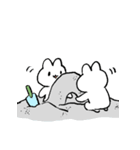 平凡なうさぎの生活（個別スタンプ：27）