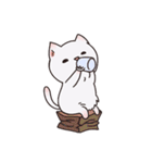 ピンク猫石英と青い犬ボール（個別スタンプ：10）
