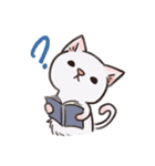 ピンク猫石英と青い犬ボール（個別スタンプ：13）