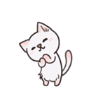 ピンク猫石英と青い犬ボール（個別スタンプ：16）